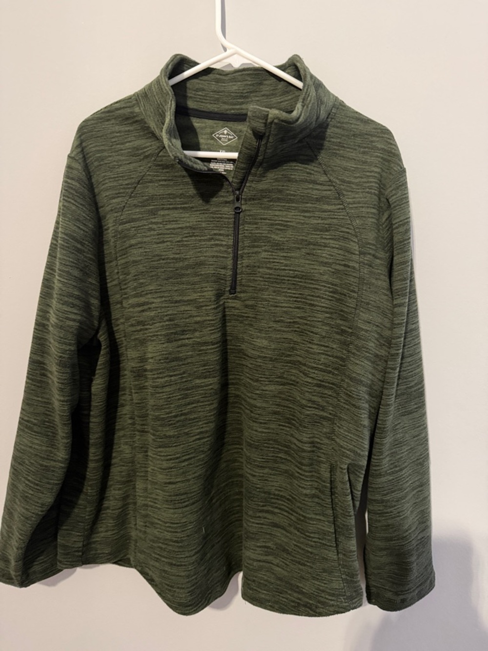 Women's Olive Green Quarter-Zip Sweater - Unknown Brand